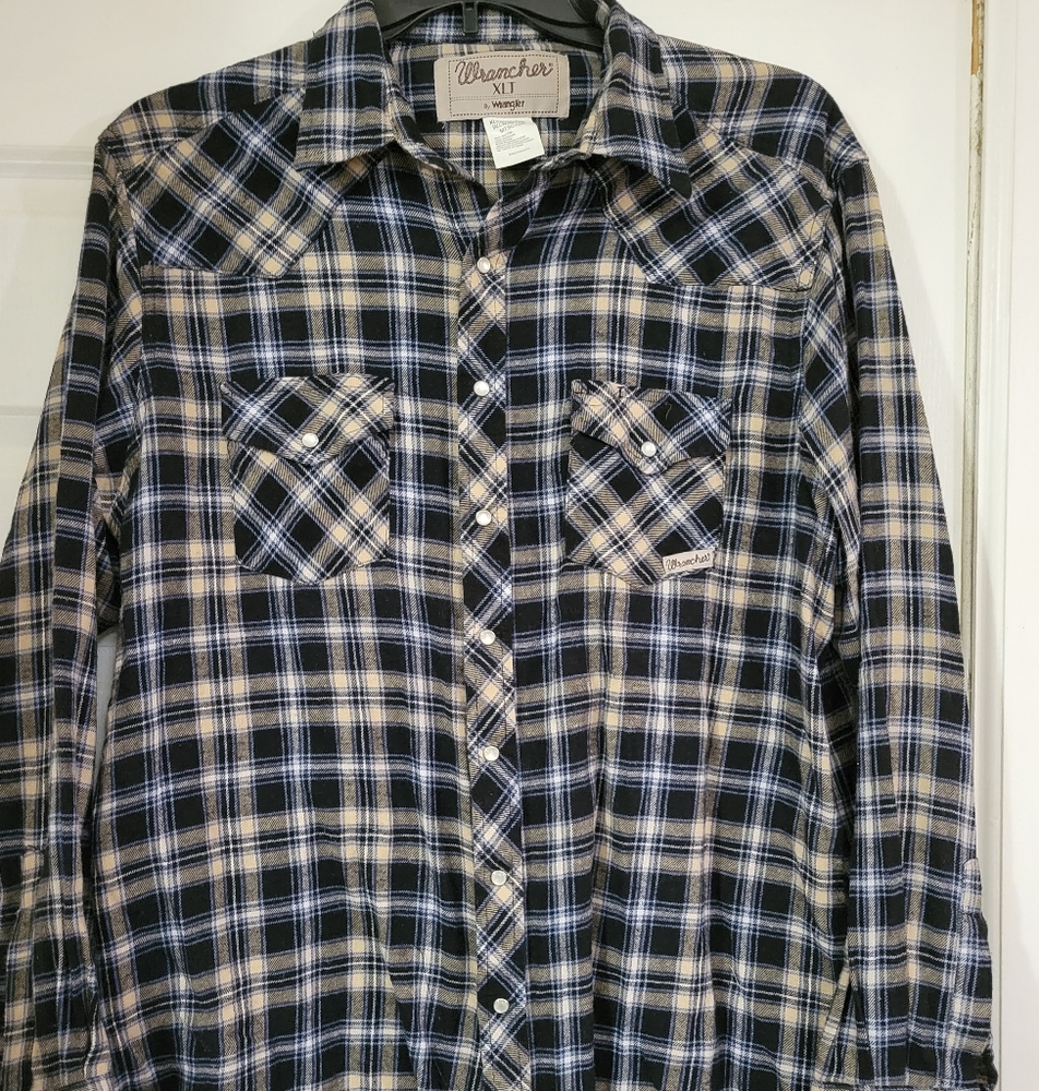 Wrangler pearl snap VTG